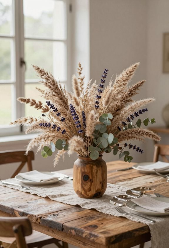 beige and mauve elegance