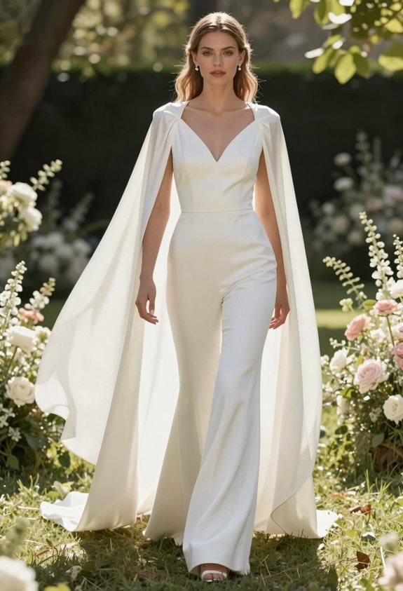 bold jumpsuit wedding choice