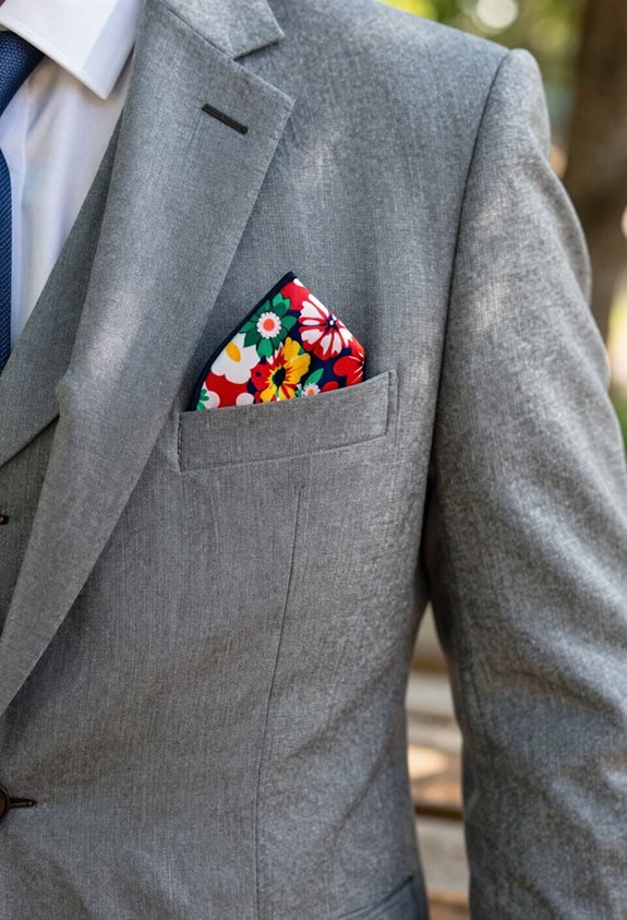 bold pocket square transformation