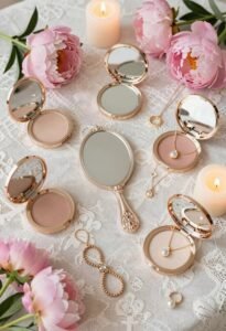 bridesmaid gifts and mirrors