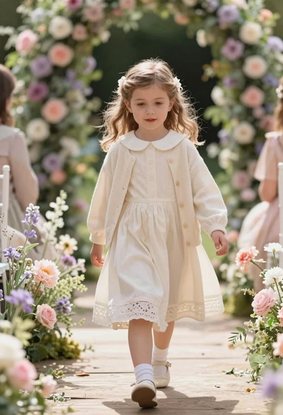 charming cream dress ensemble