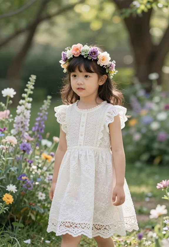 charming flower girl outfit