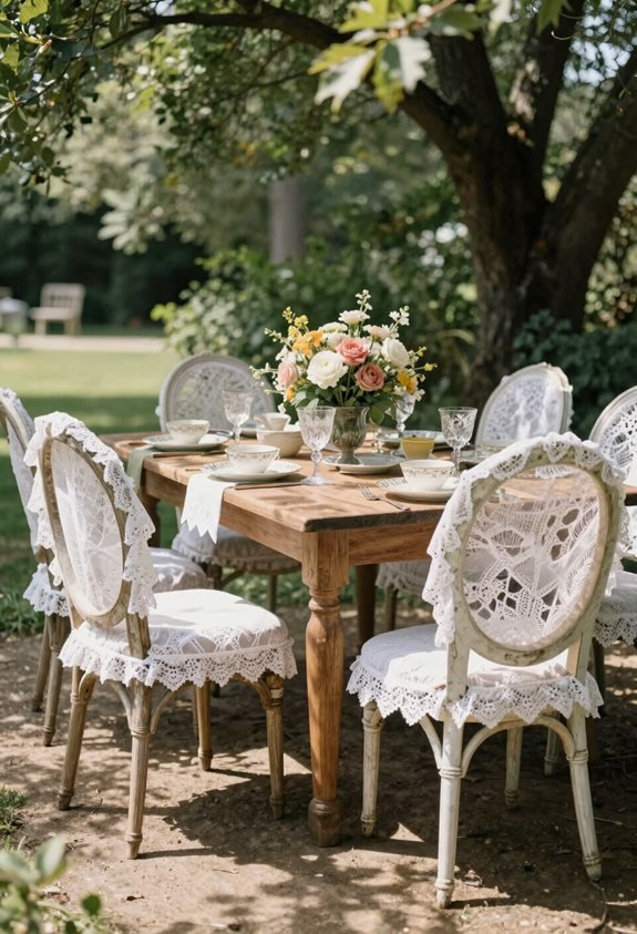 charming mismatched antique chairs