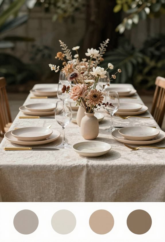 chic clay and bone decor