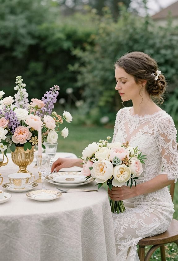 classic soft wedding colors