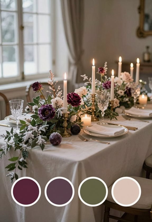 cozy chic winter wedding