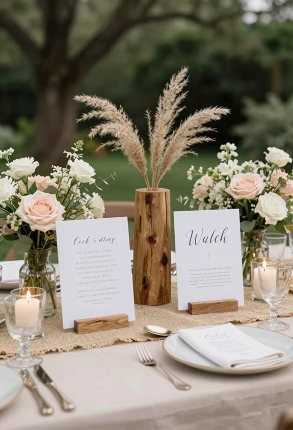 custom signage for weddings