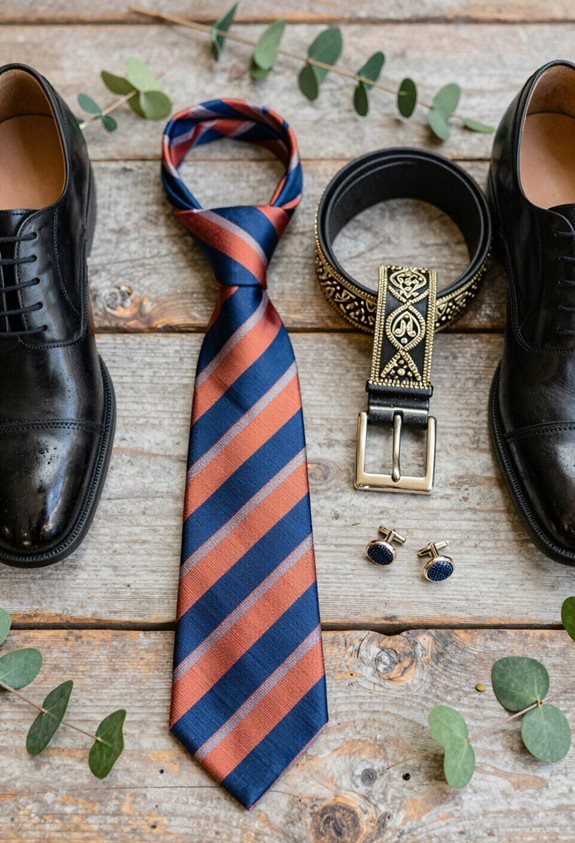 designer belt completes look