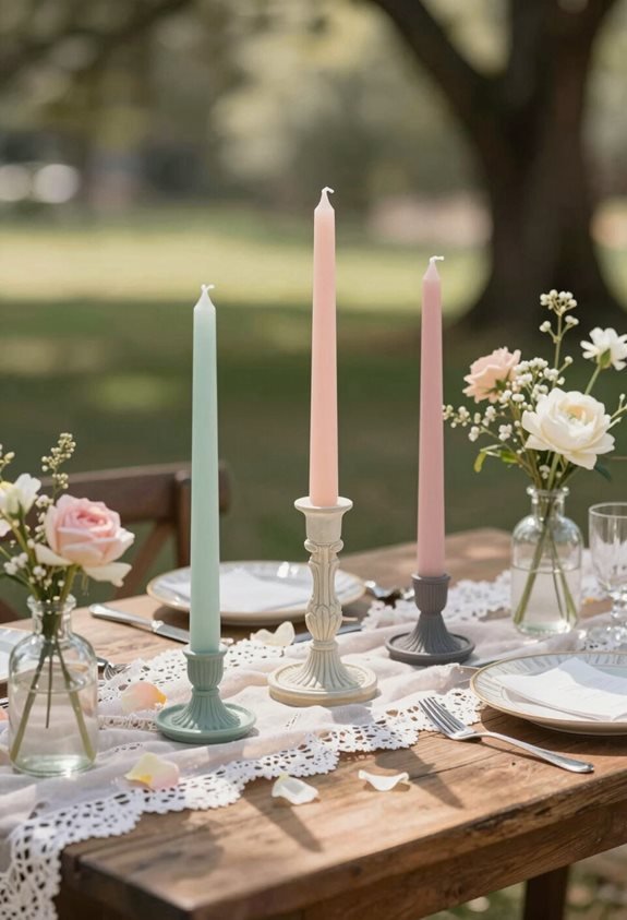 diy elegant candle displays