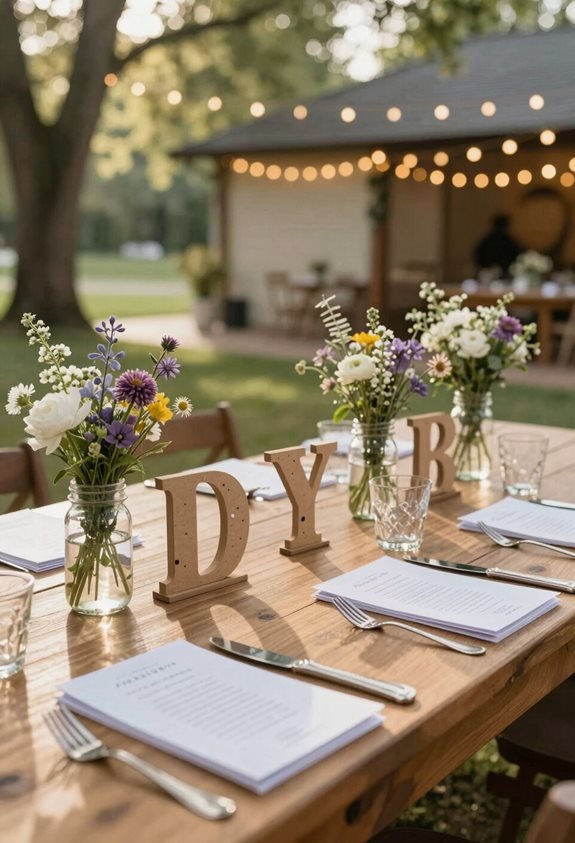 diy wedding decor printing