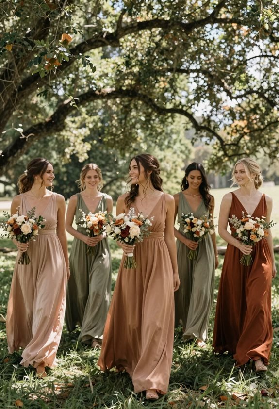 earthy tones for weddings