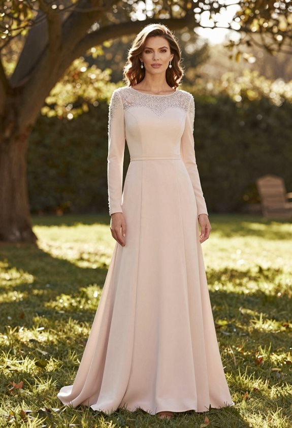 elegant beaded dress choice