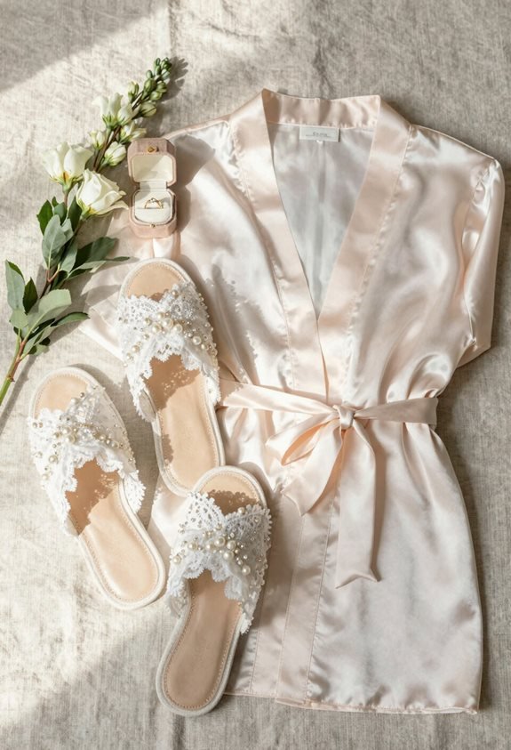 elegant bridal slides comfort