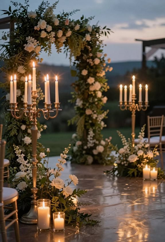 elegant candelabras for ceremonies