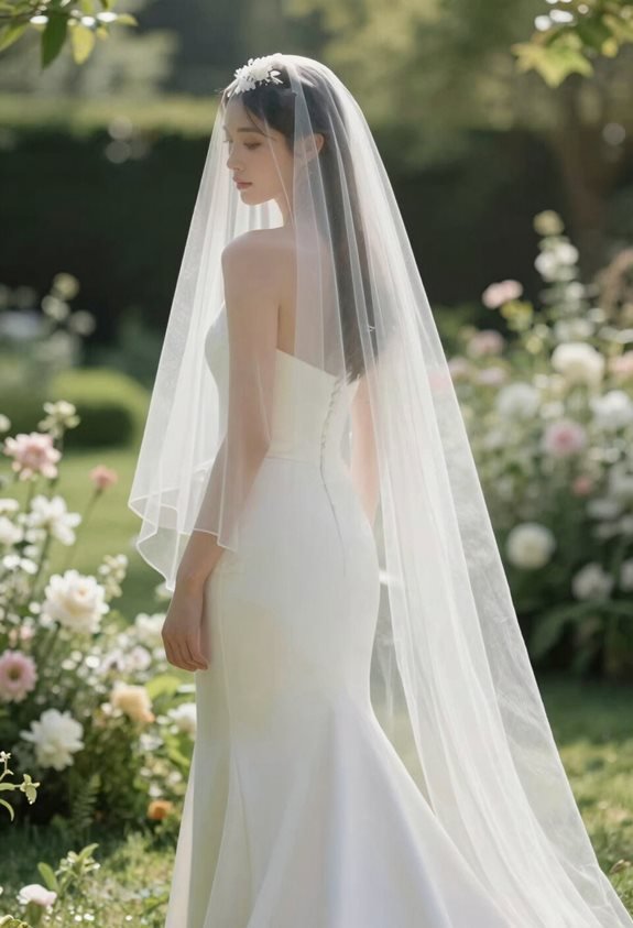 elegant chapel veil choice