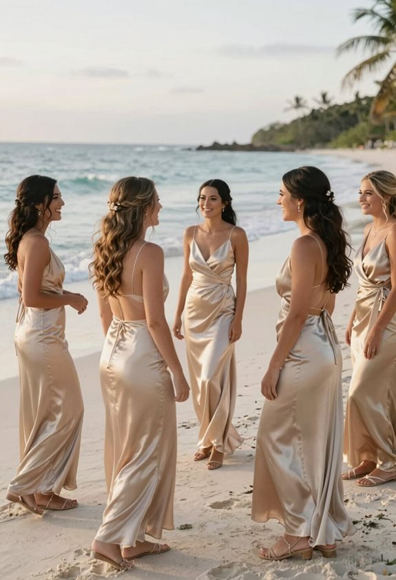 elegant gown comfy flats