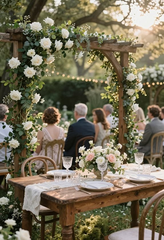 enchanting floral wedding theme