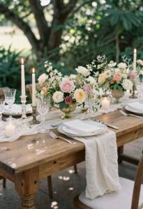 expert wedding table styling