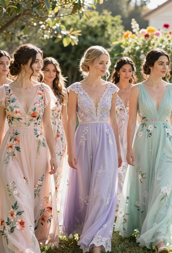 floral dresses for weddings