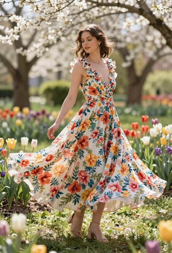 floral maxi dress elegance