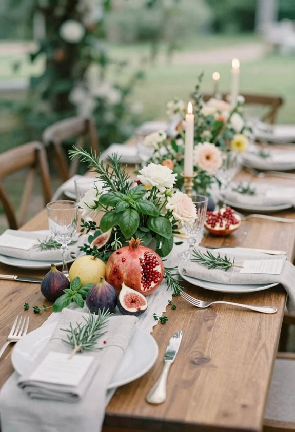 fruits herbs colors scents