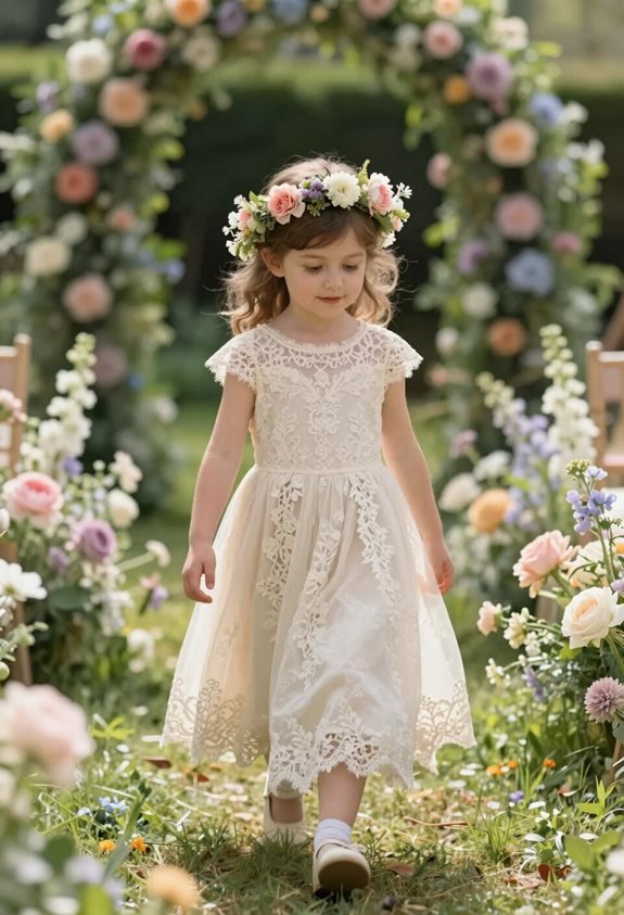 ivory lace dress elegance