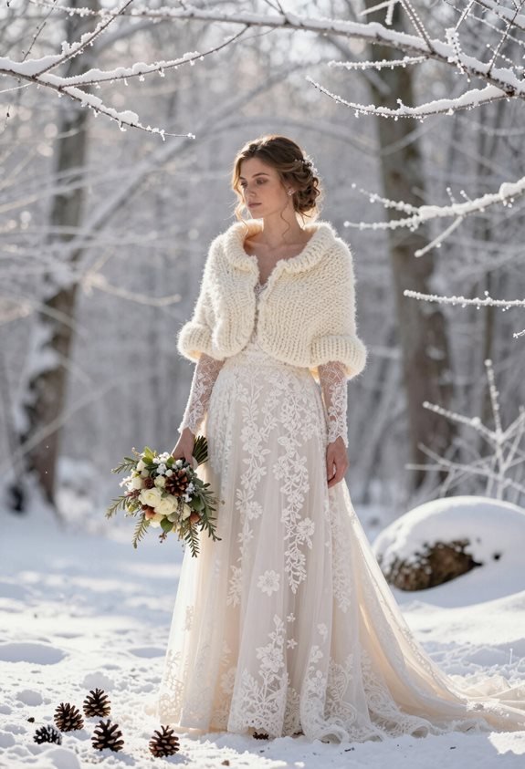 knit shrug for weddings