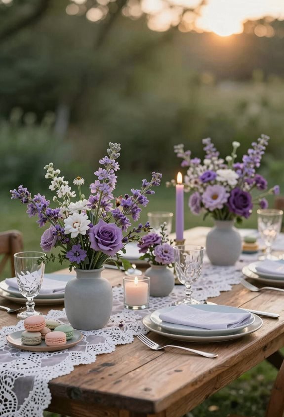 lavender mauve soft gray