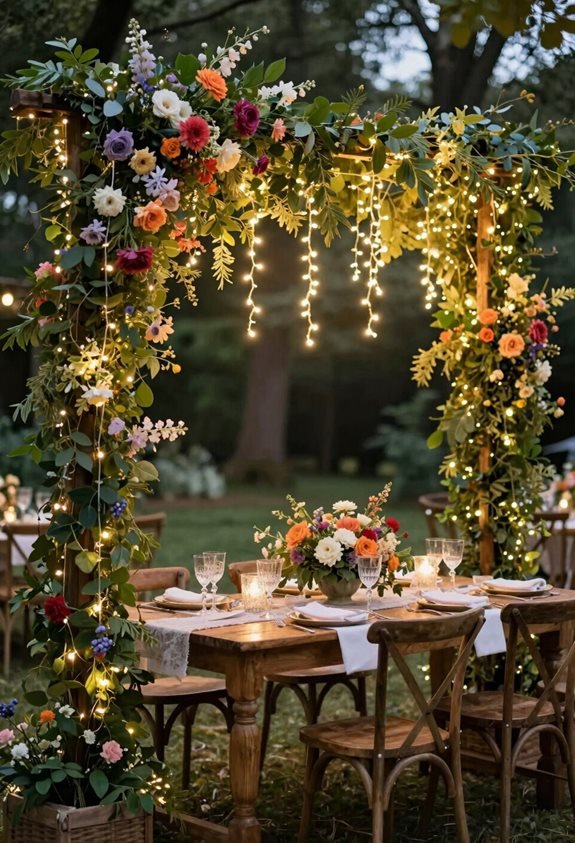 magical ceremony arch decor