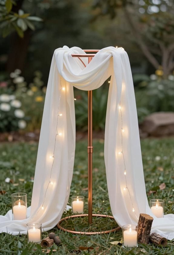 magical fabric and lights