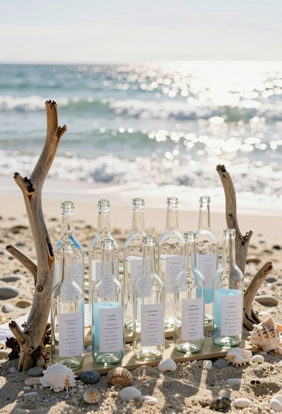 message in a bottle seating chart