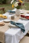 mixing table linens creatively