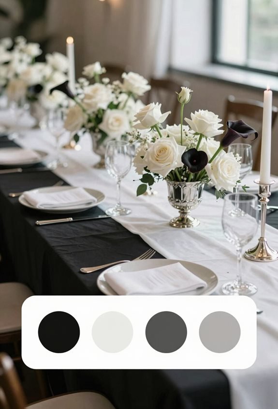 modern elegance in contrast