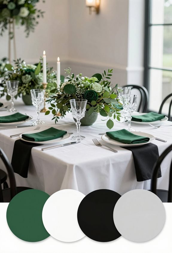 modern elegance with emerald