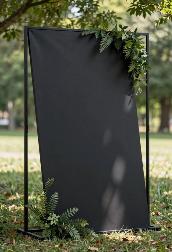 modern elegance with greenery