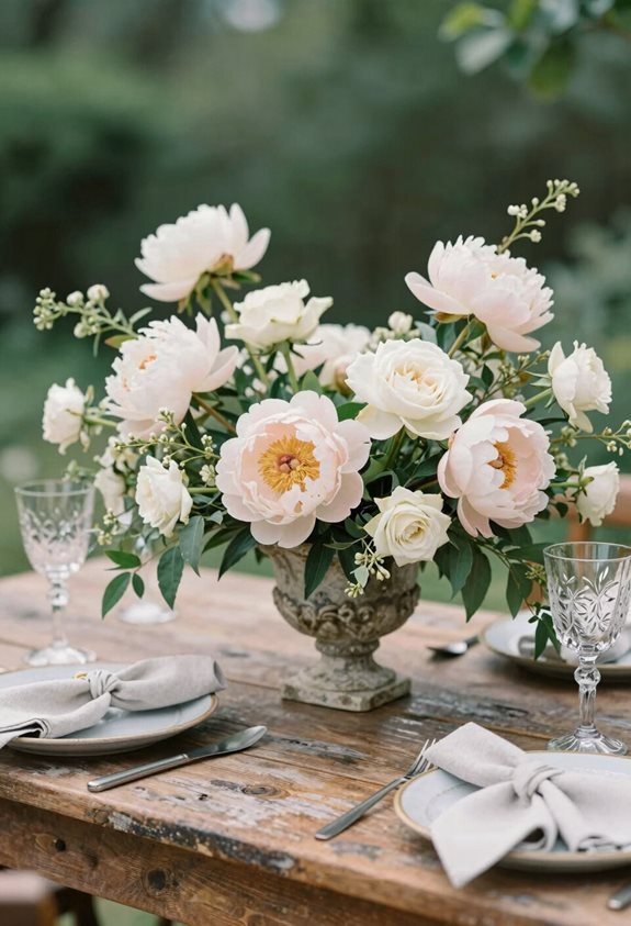 organic luxe floral arrangements