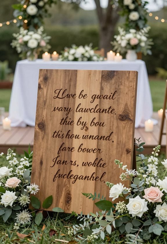 personalized engraved wood signs