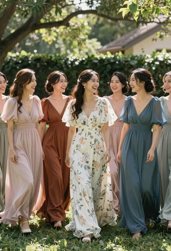 puff and flutter sleeves