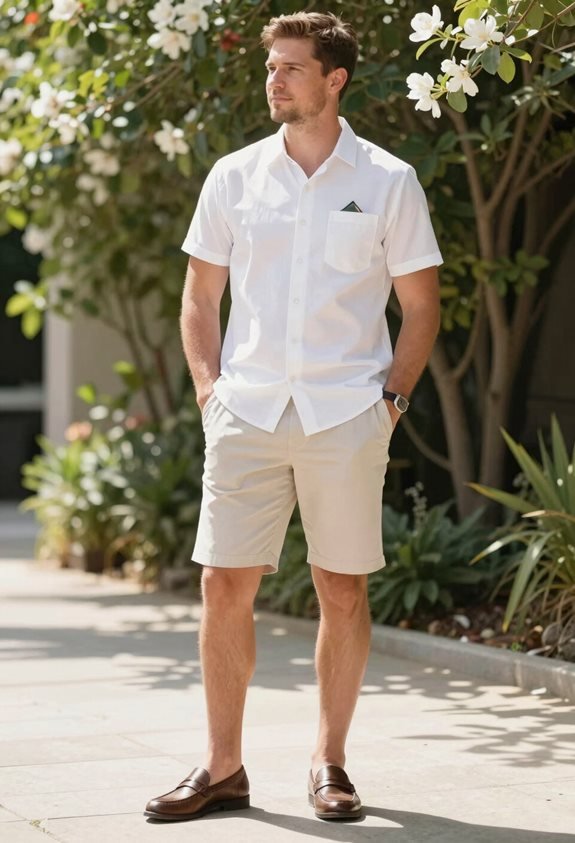 relaxed short sleeve shirt combo