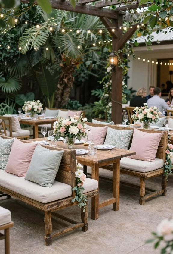 repurpose seating for receptions