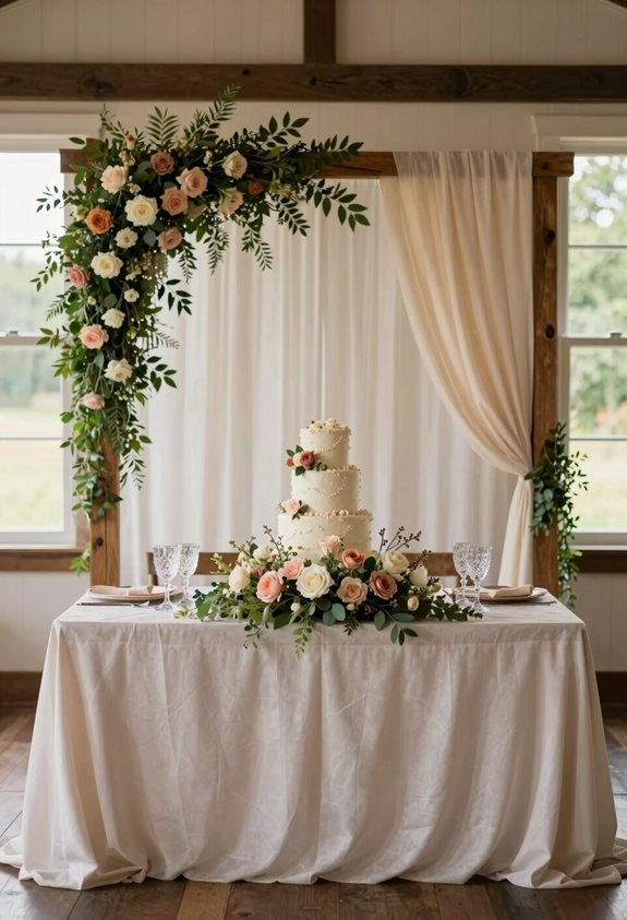 reuse ceremony arch decor