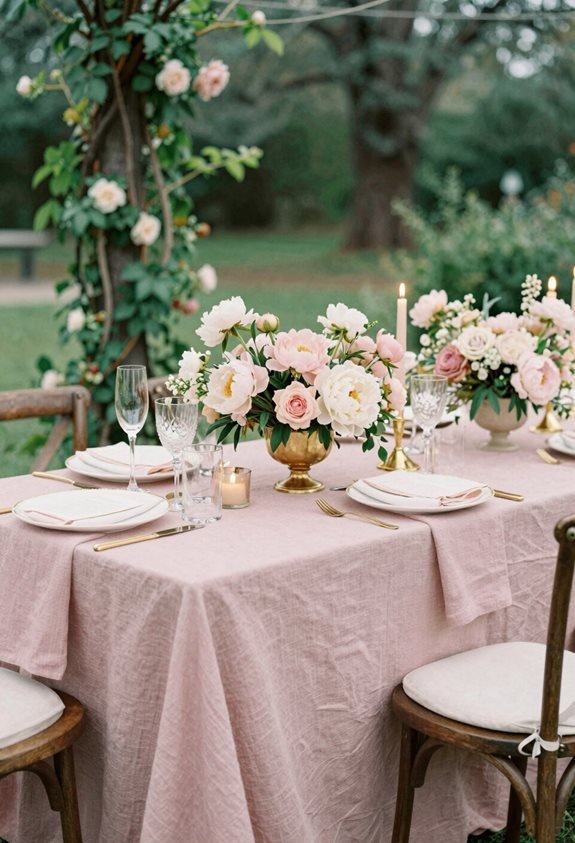 romantic dusty rose palette