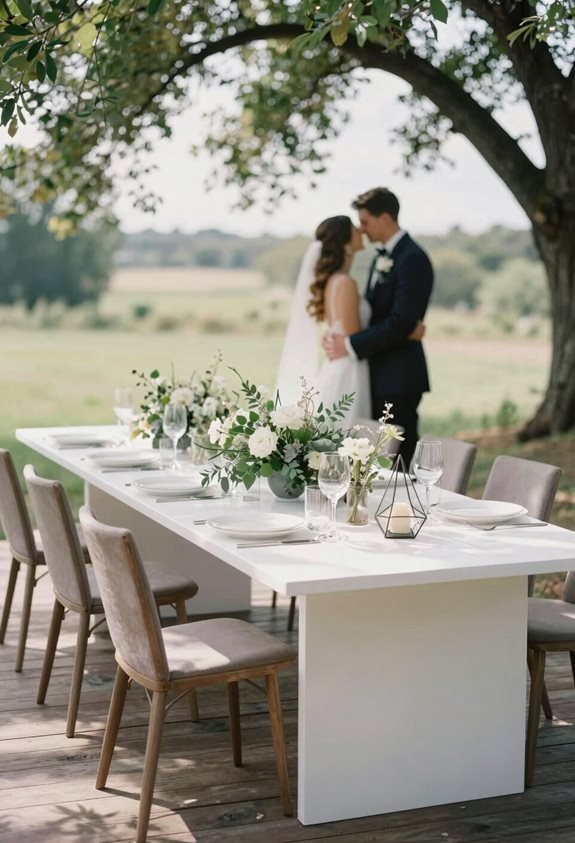 sleek simple wedding inspiration