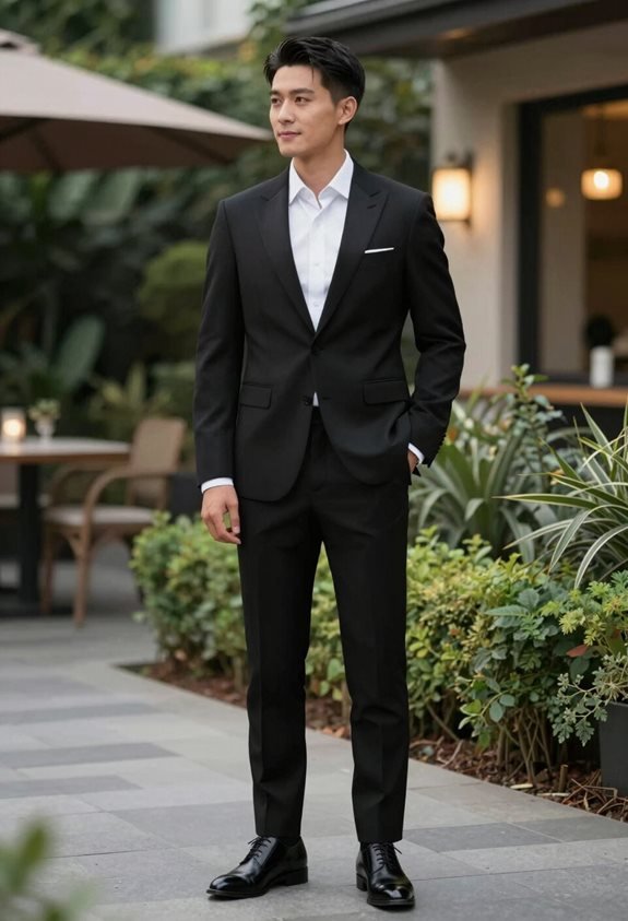 slim cut jacket modern style