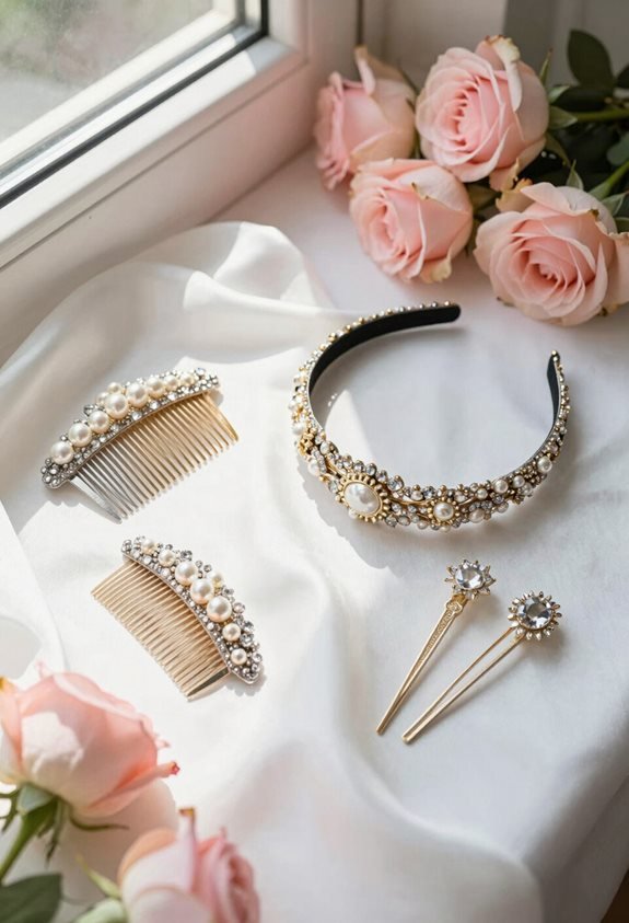stunning wedding hair accessories
