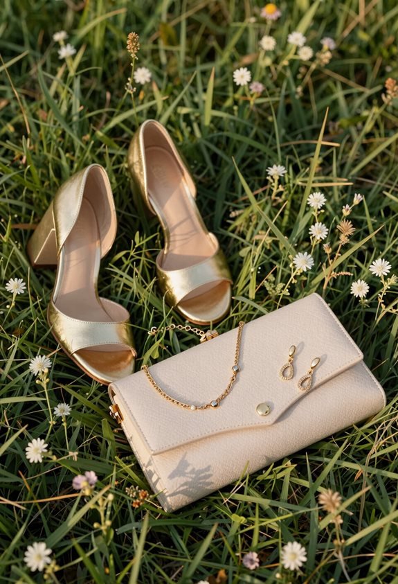 stylish outdoor wedding footwear