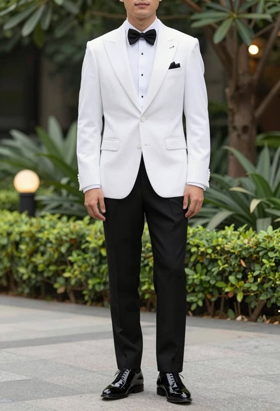 stylish wedding attire combination