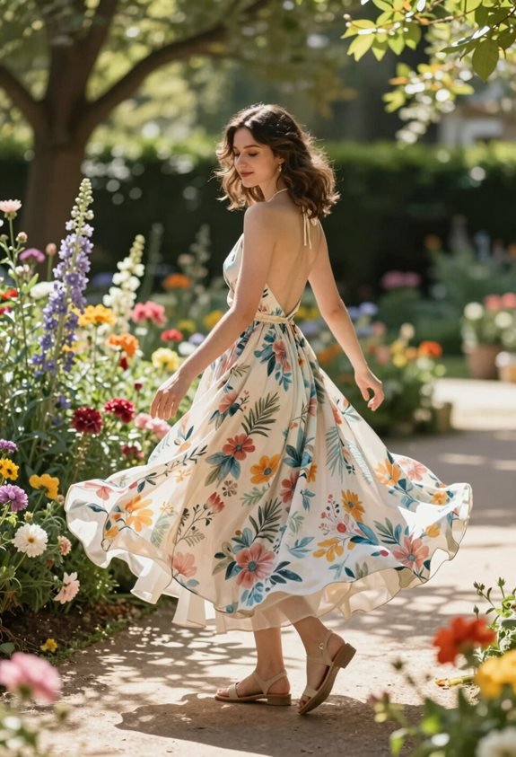 summer halter dress style