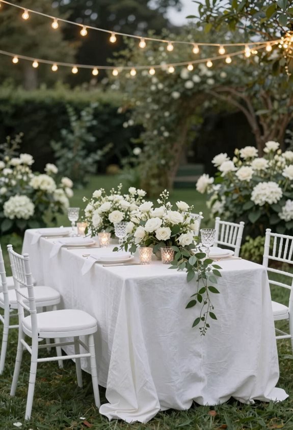 timeless elegant wedding decor