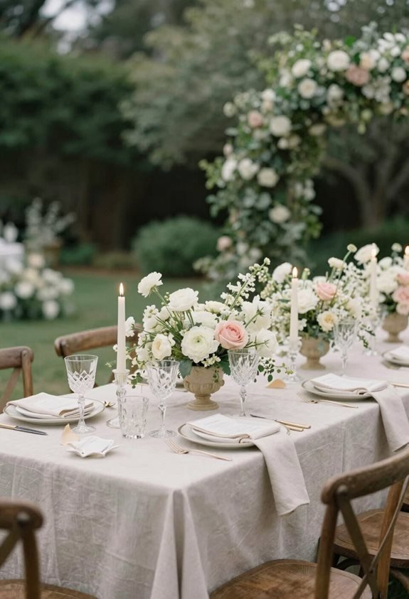 timeless soft wedding colors